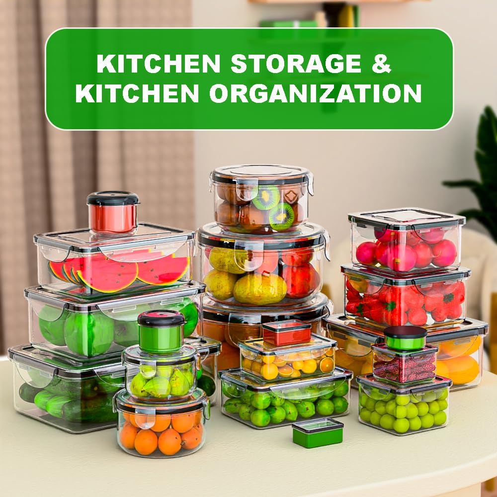 Thumbnail 4 de Panxenaulos 54-Piece Airtight Food Storage Set 51 oz