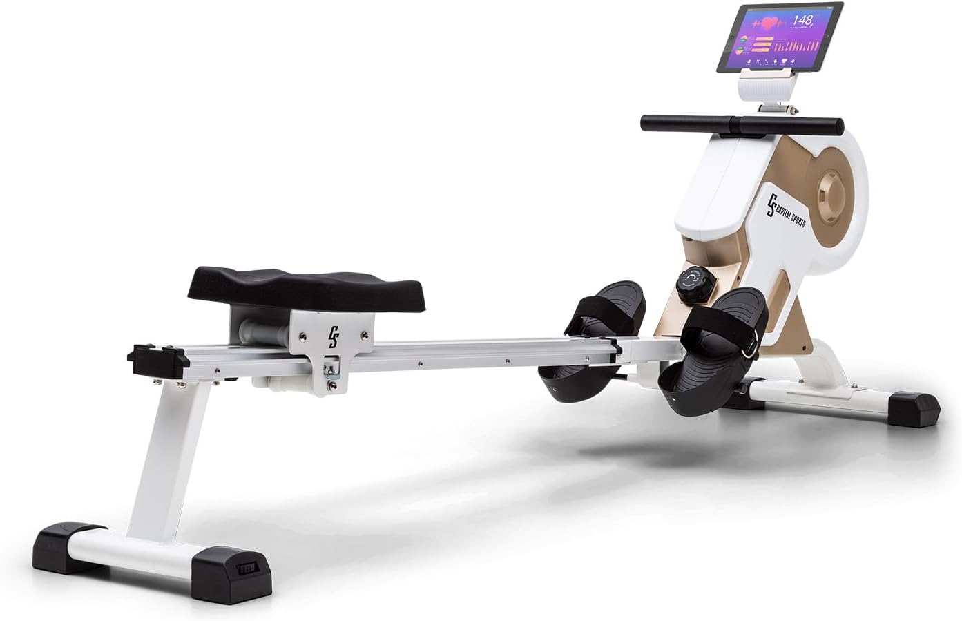 Detalle de CAPITAL SPORTS 10035537 Stream M1 roeitrainer met 8 weerstandsniveaus