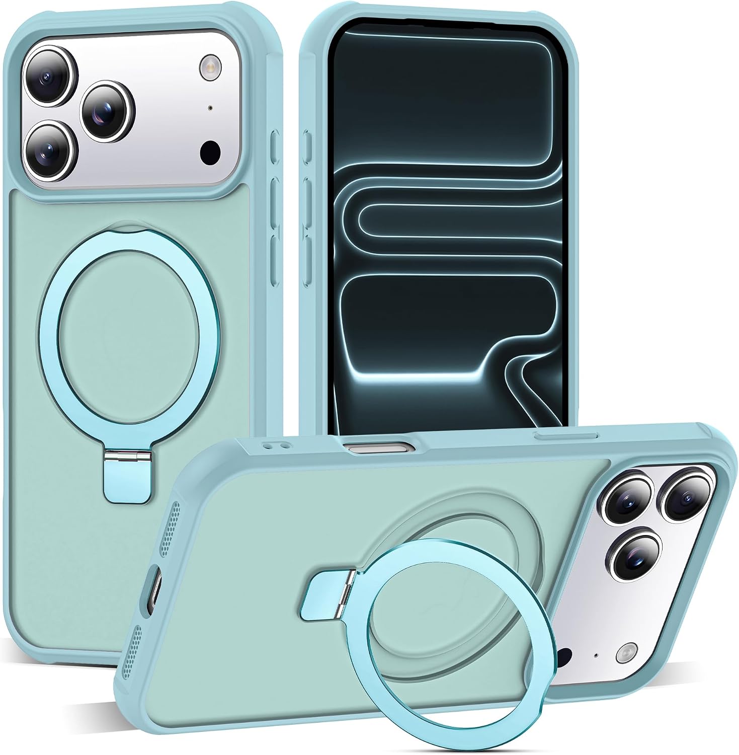 Detalle 2 de SKYLMW iPhone 15 6.1" military-grade clear case