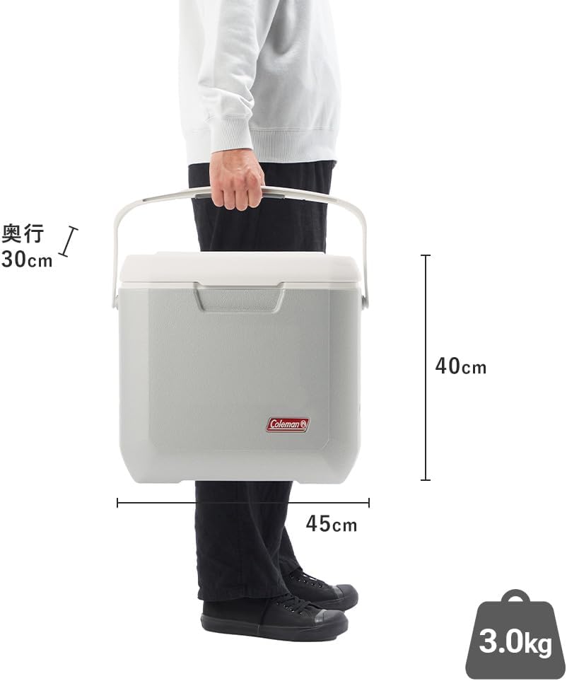 Detalle 2 de Coleman エクストリームクーラー クーラーボックス アイスシルバー 奥行33×幅46×高さ40cm