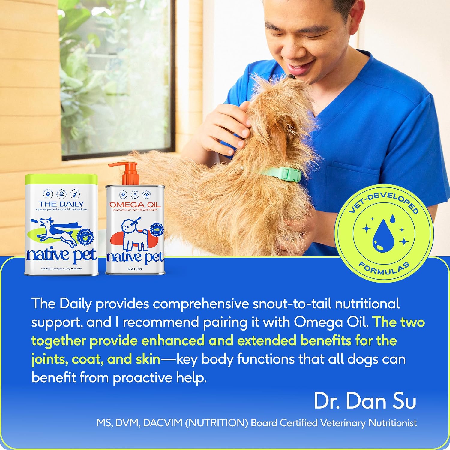 Thumbnail 6 de Native Pet PB-HERO-01 Daily Wellness Bundle for Dogs with Vitamin Powder and Salmon Oil