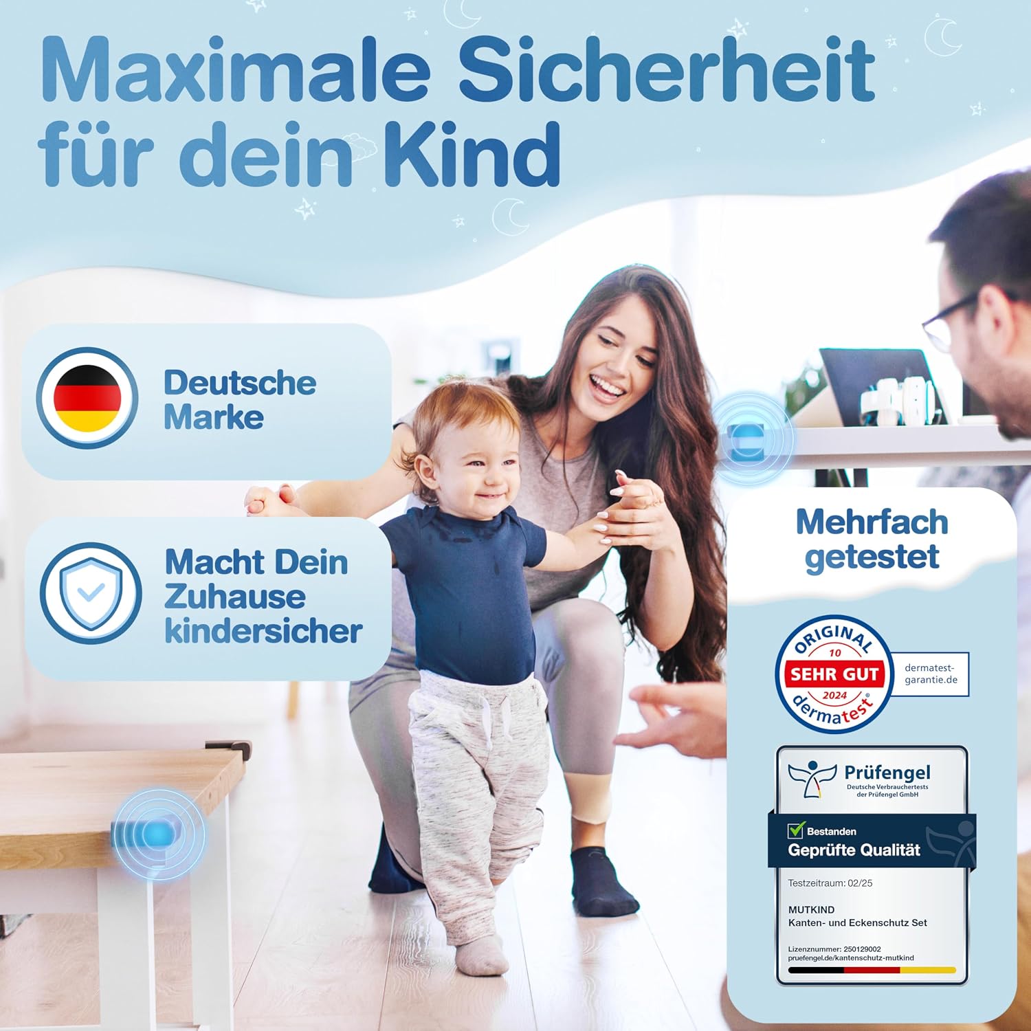 Thumbnail 3 de MUTKIND Eckenschutz Baby 20er Set Braun