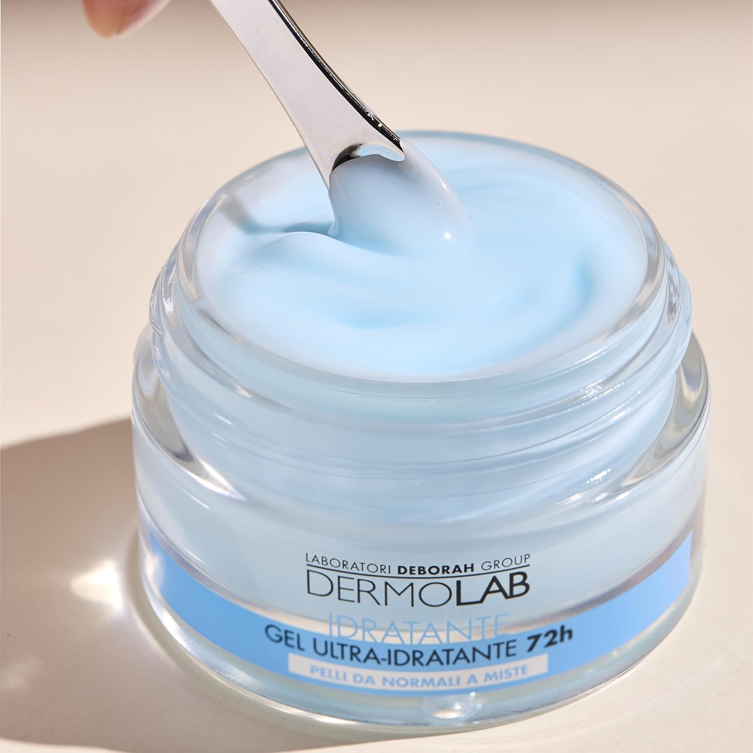 Thumbnail 5 de Dermolab Crema Viso Idratante Gel 72H con acido ialuronico per pelli normali e miste, effetto rimpolpante, 50 ml