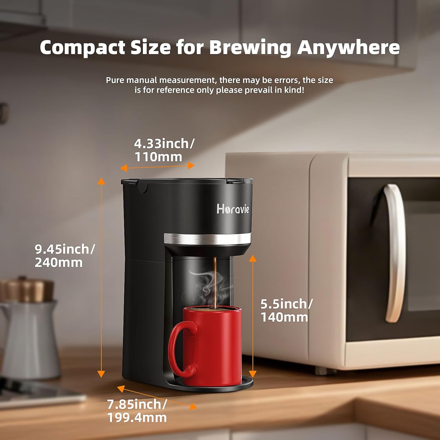 Detalle 2 de Horavie Mini Coffee Maker 6–12 oz.