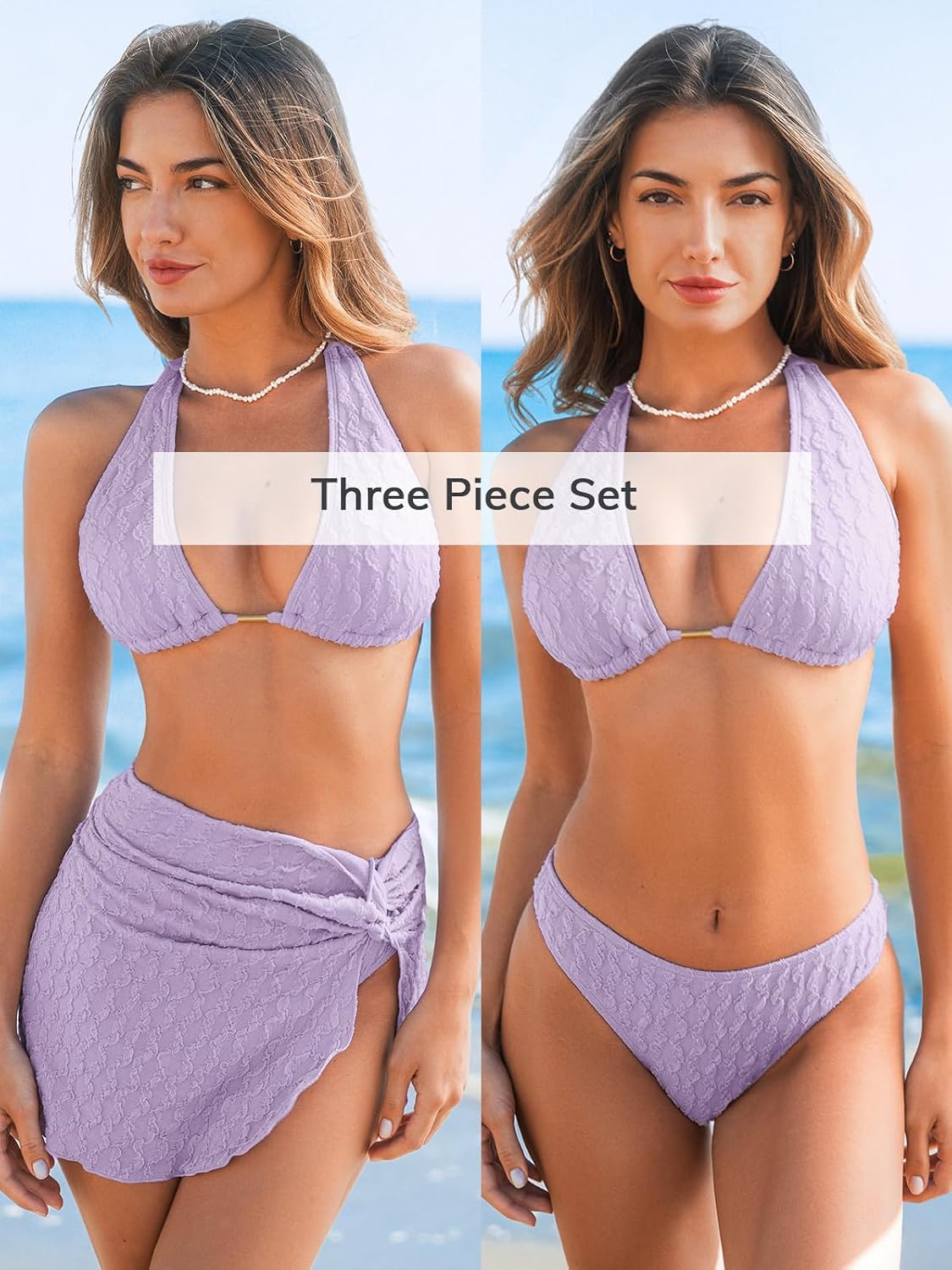 Thumbnail 4 de CUPSHE Ensemble bikini trois pièces