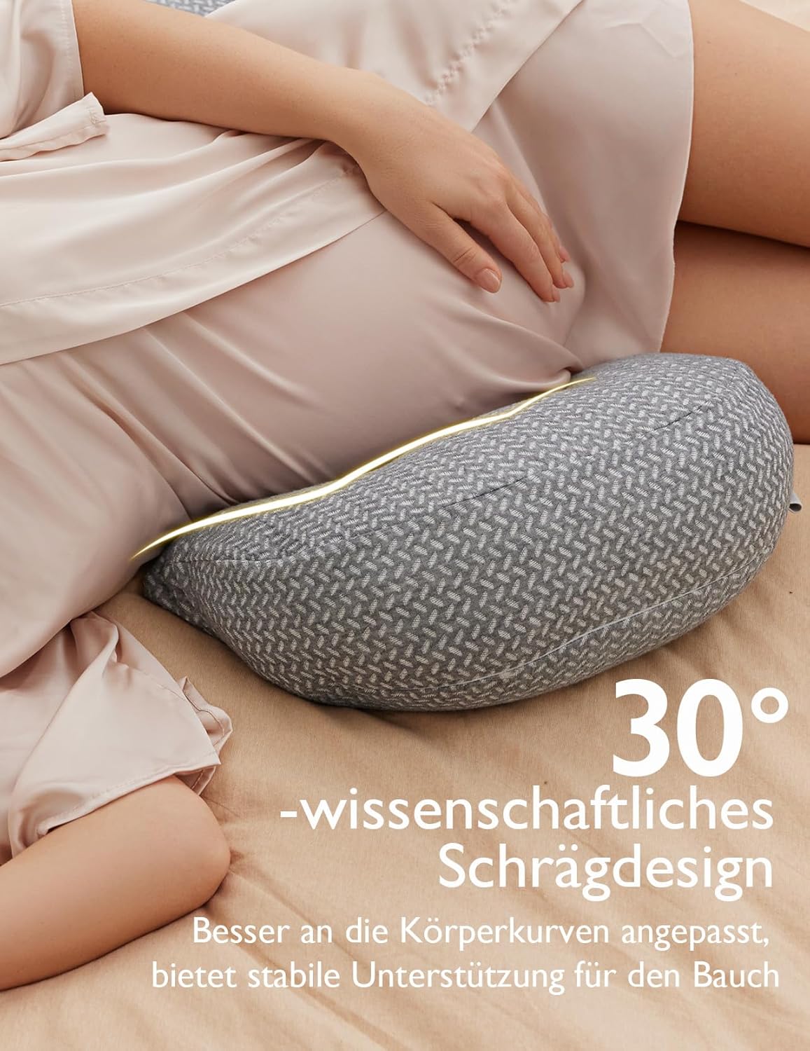 Thumbnail 4 de Momcozy W‑förmiges Schwangerschaftskissen 1️⃣