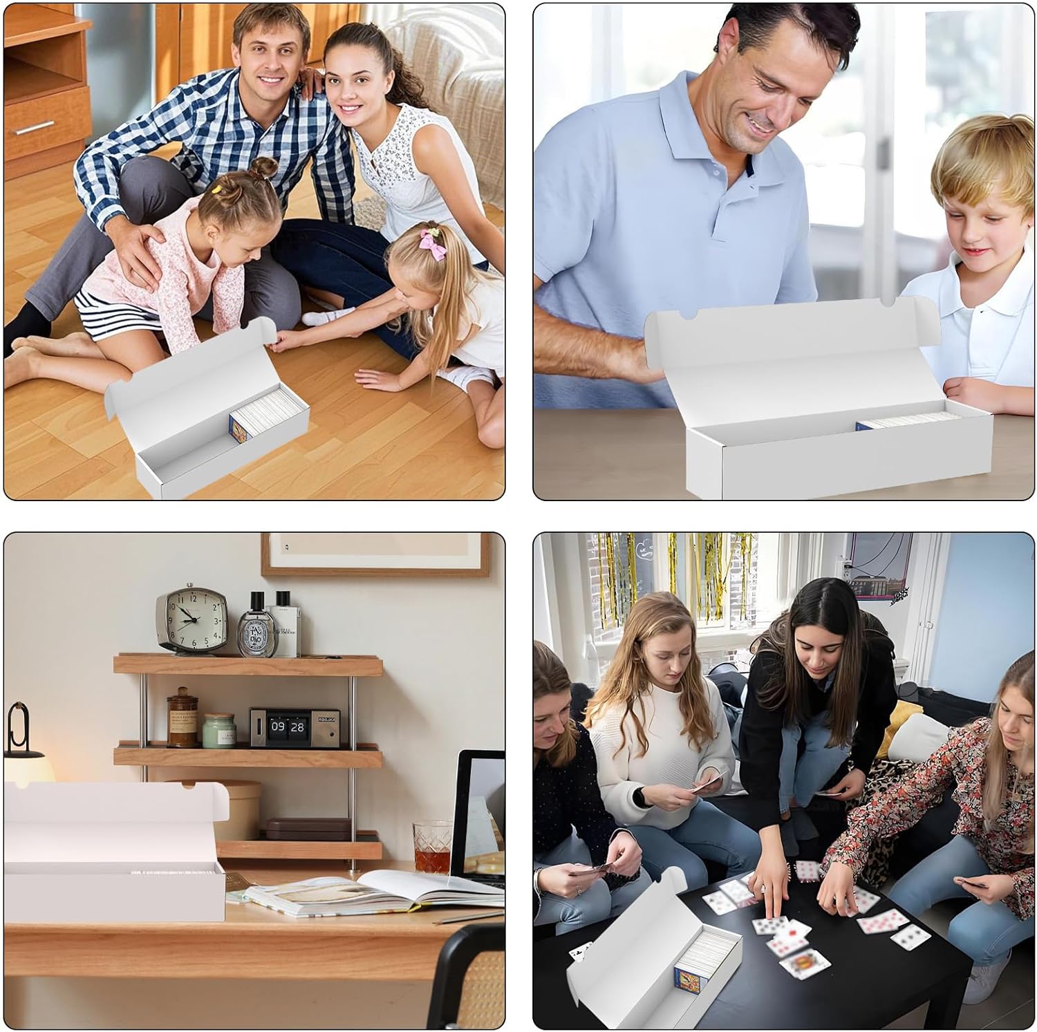 Detalle de XRACV Trading Card Storage Box (6-Pack, holds ~1100 per box) for 3.5 x 2.5 cards