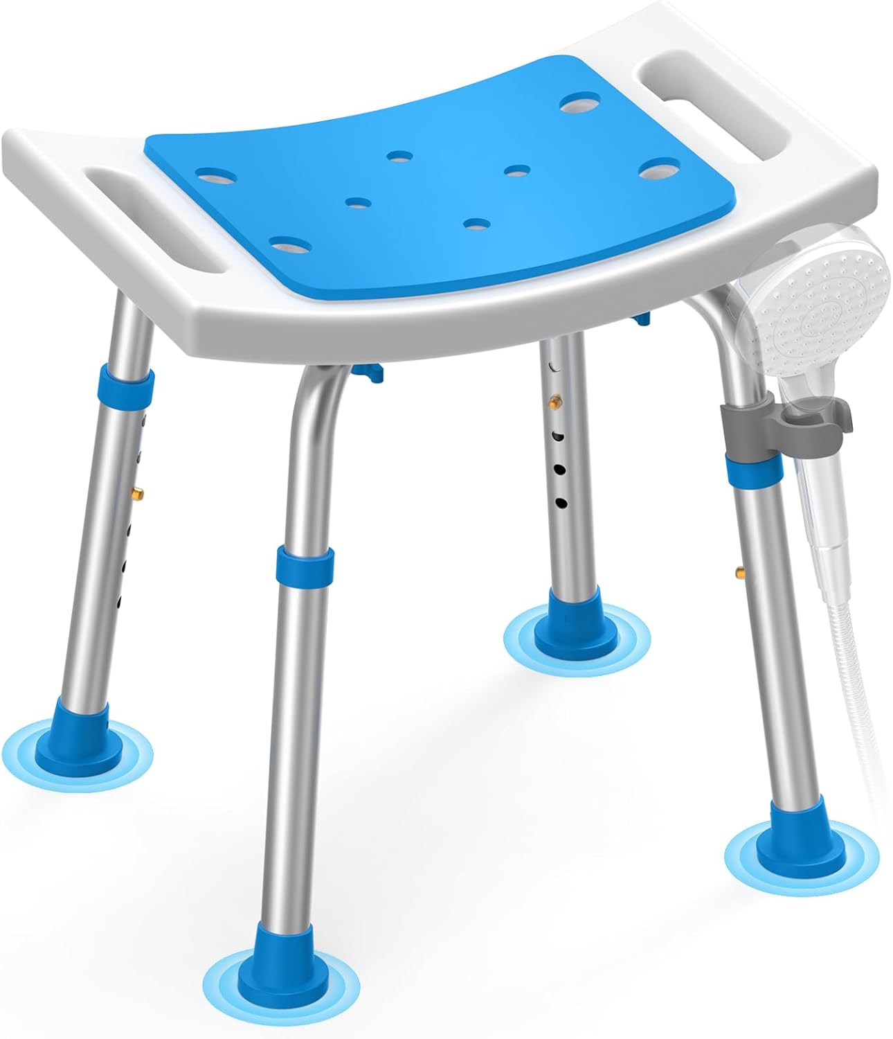 Thumbnail 6 de Loyoda Shower Chair for Inside Shower – Heavy-Duty, Height-Adjustable, 500lb Capacity
