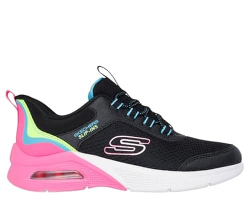 Detalle 2 de Skechers Girl'S Microspec MAX Color Trifecta, talla 10 UK
