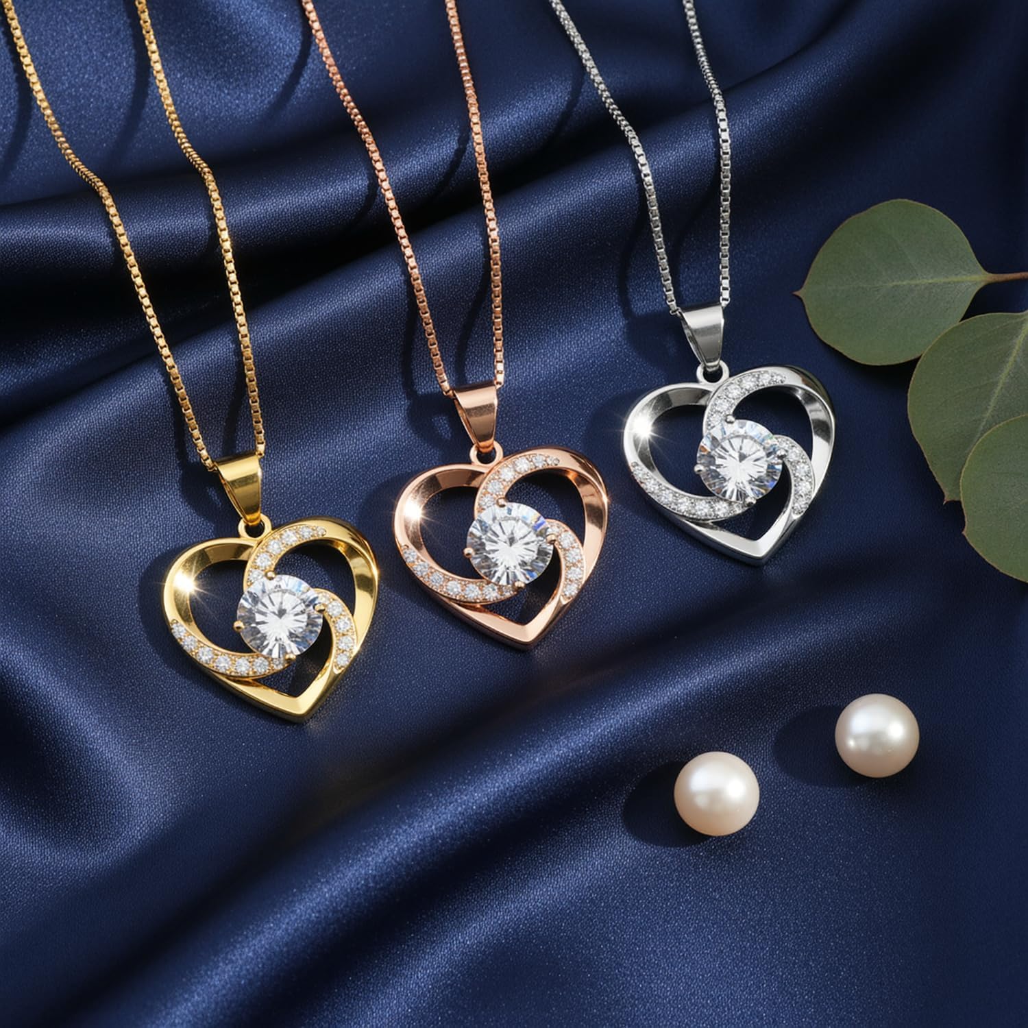 Thumbnail 6 de B.Catcher Collier Coeur Argent 925 45 cm