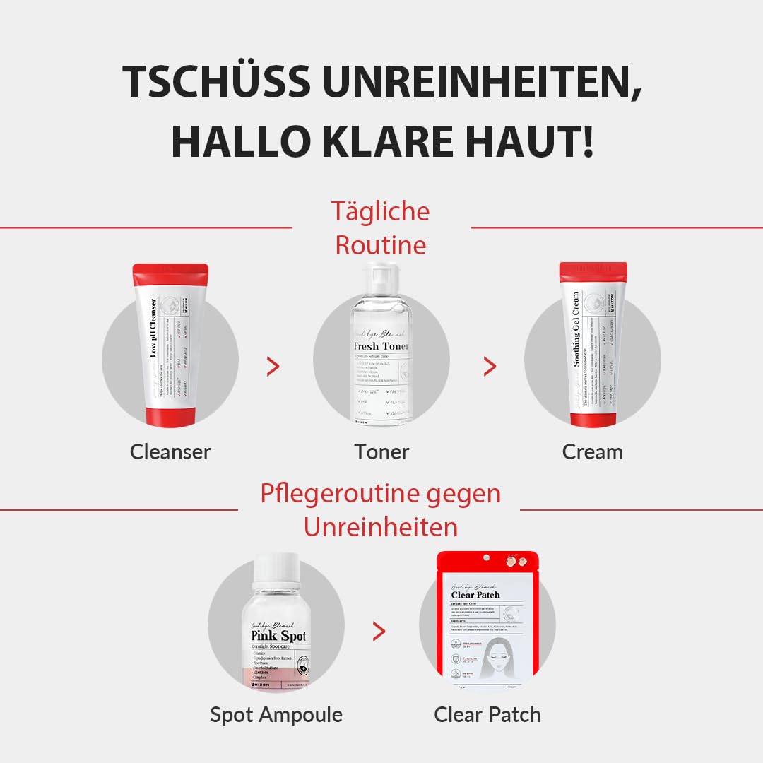 Thumbnail 4 de [MIZON] Goodbye Blemish Soothing Gel Cream – 55ml