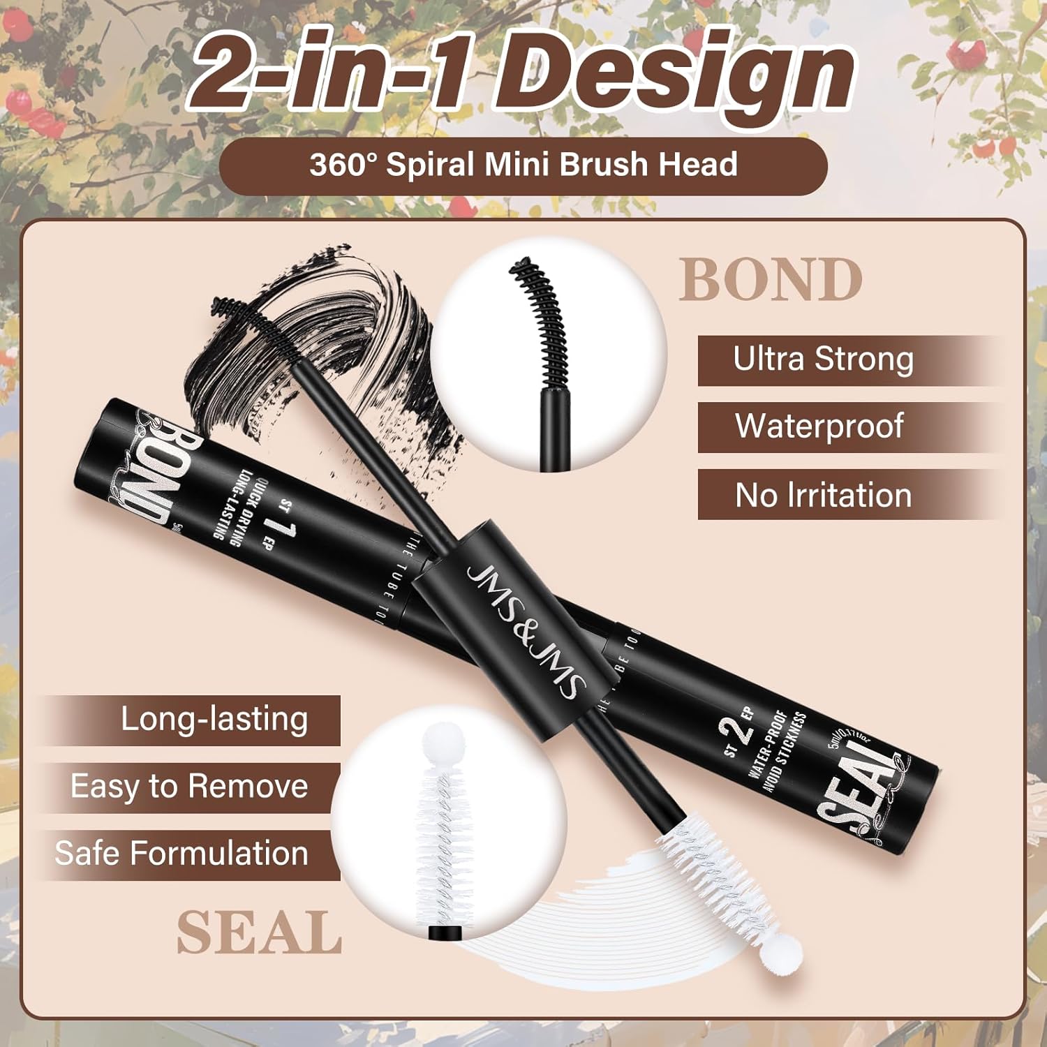 Thumbnail 4 de JMS&JMS Fairy Lash Clusters Kit: Natural Cluster Lashes with Invisible Band (Fairy-8-18mix)