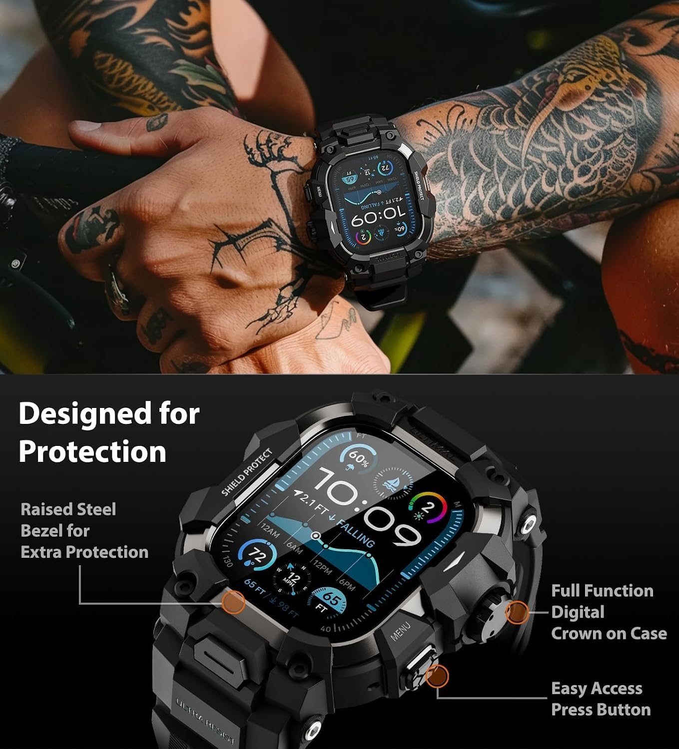 Detalle de ULTIMAL Rugged Case Watch 49mm