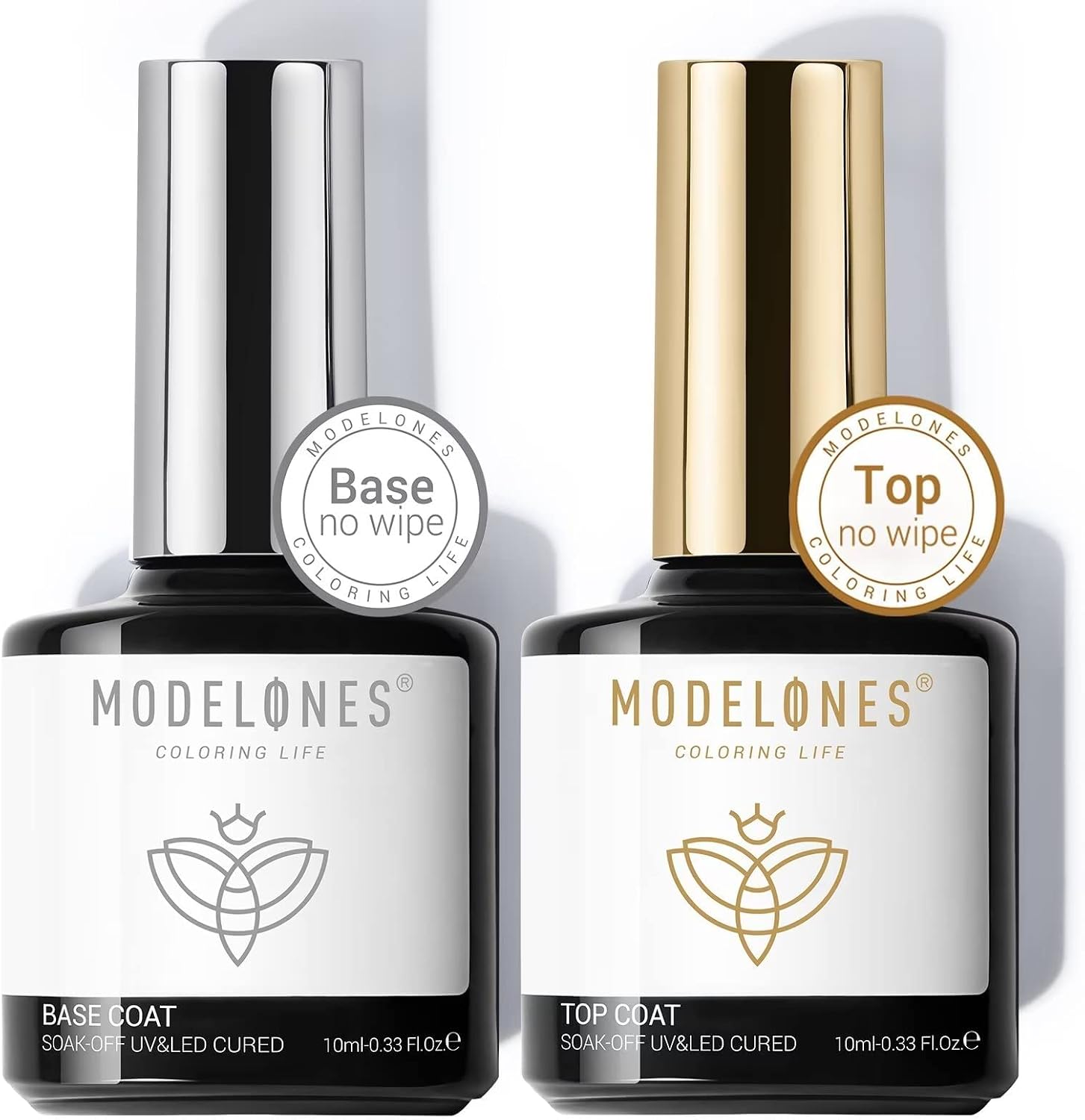 Detalle de modelones Top Coat Semi Permanent 10 ml 💅