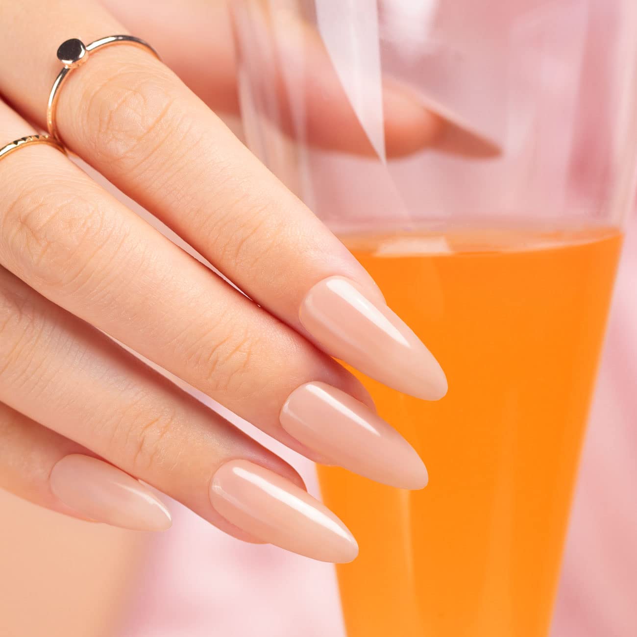 Detalle de RARJSM Milky Rose Nude Pink Gel Nail Polish (LED/UV Curing, Soak-Off) — 15ml