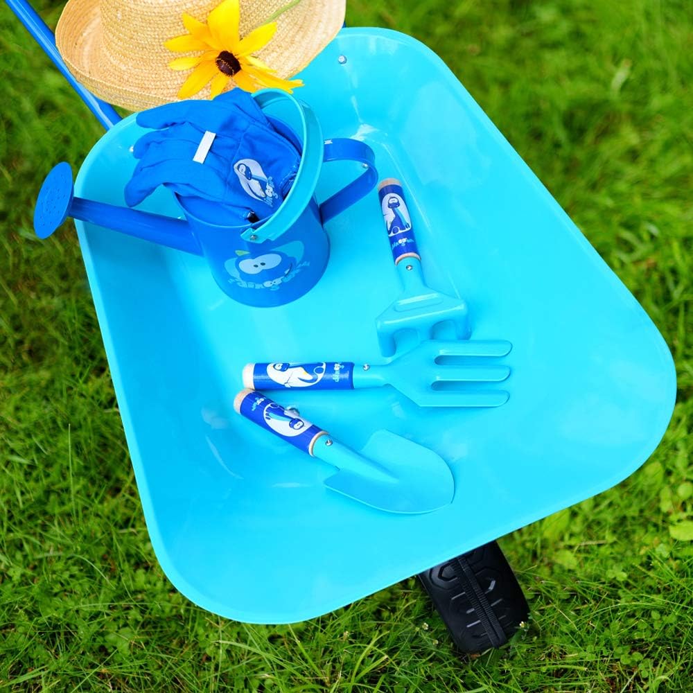 Thumbnail 5 de Colwelt Kids Metal Wheelbarrow 5Pcs – A Practical Garden Set for Little Helpers