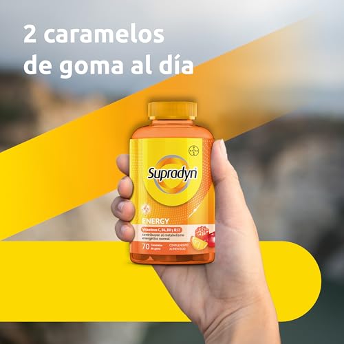 Detalle 1 de Supradyn Energy Gummy Multivitaminas con Coenzima Q10 – 70 caramelos para un estilo de vida activo