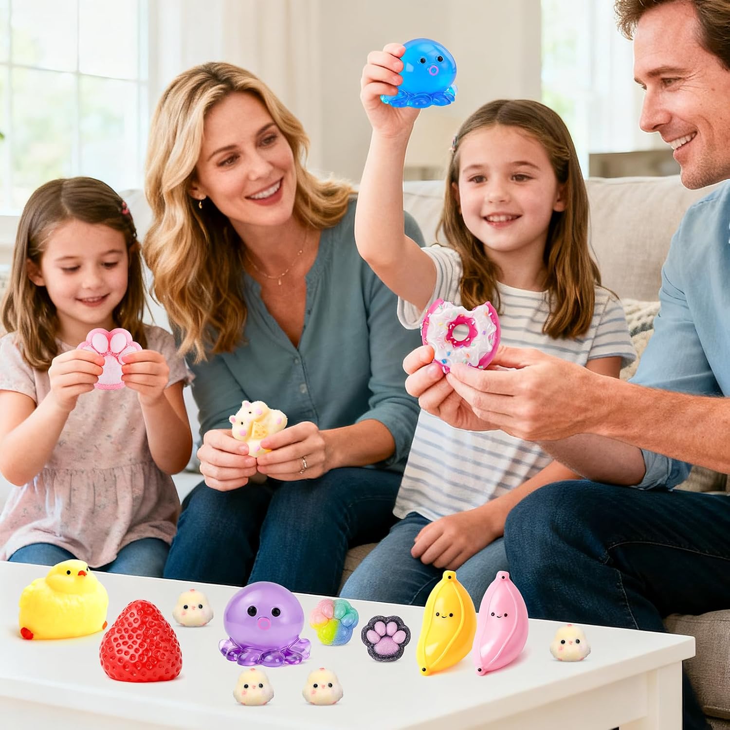 Detalle de 20Pcs Taba Squishy Pack Fidget Toys — Sensory Set for Kids and Classroom Use