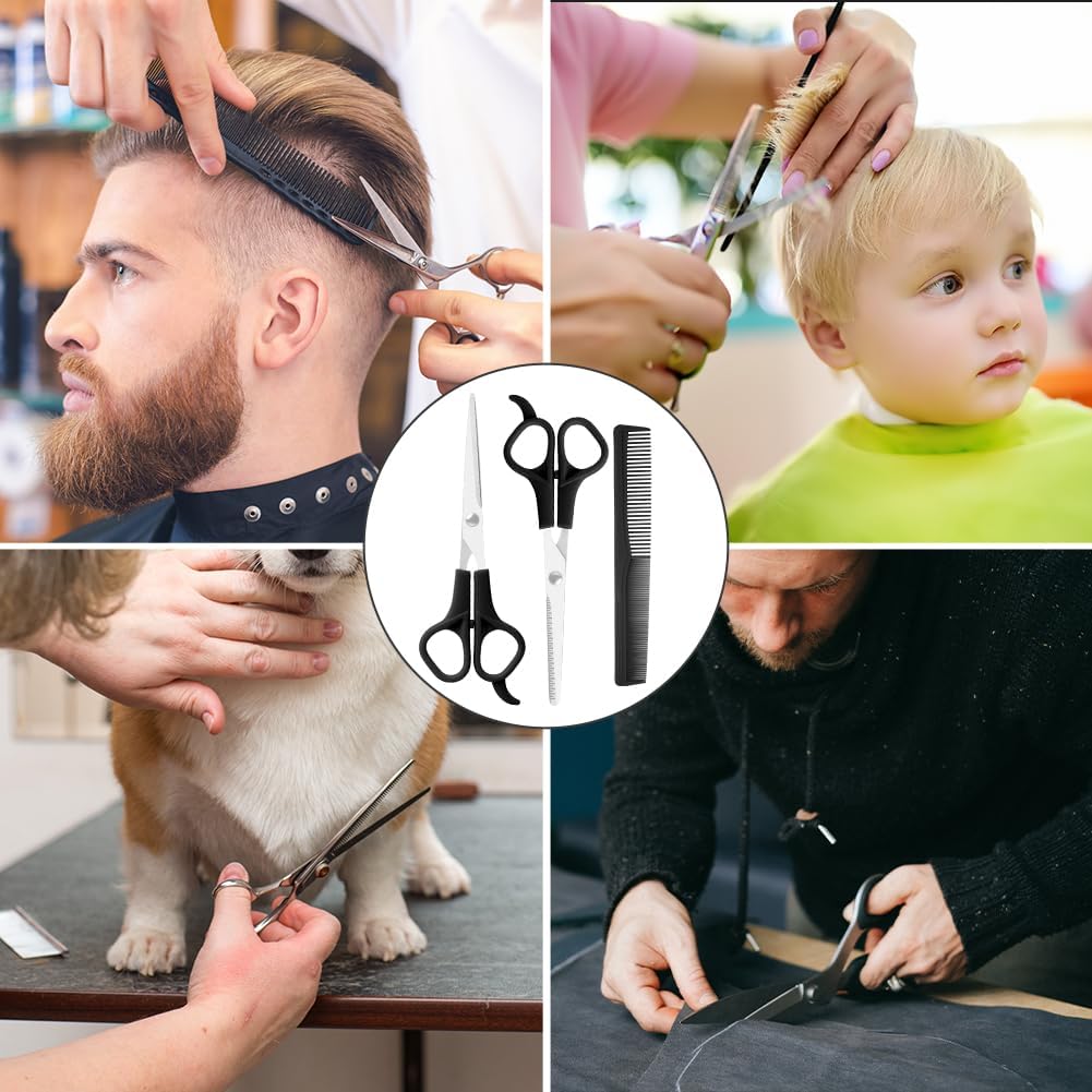 Thumbnail 6 de LOPHE Forbici da Parrucchiere 3Pcs 6 Pollici: set professionale per casa e fai-da-te
