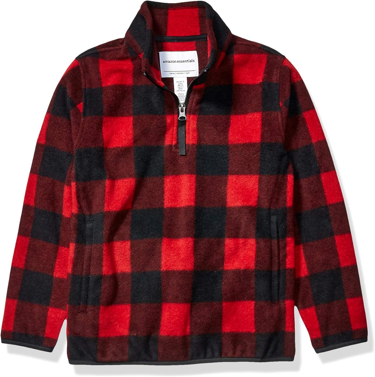 Thumbnail 4 de Amazon Essentials Jungen Fleecejacke mit Viertelreißverschluss – warme Pulloverjacke für Herbst und Frühling