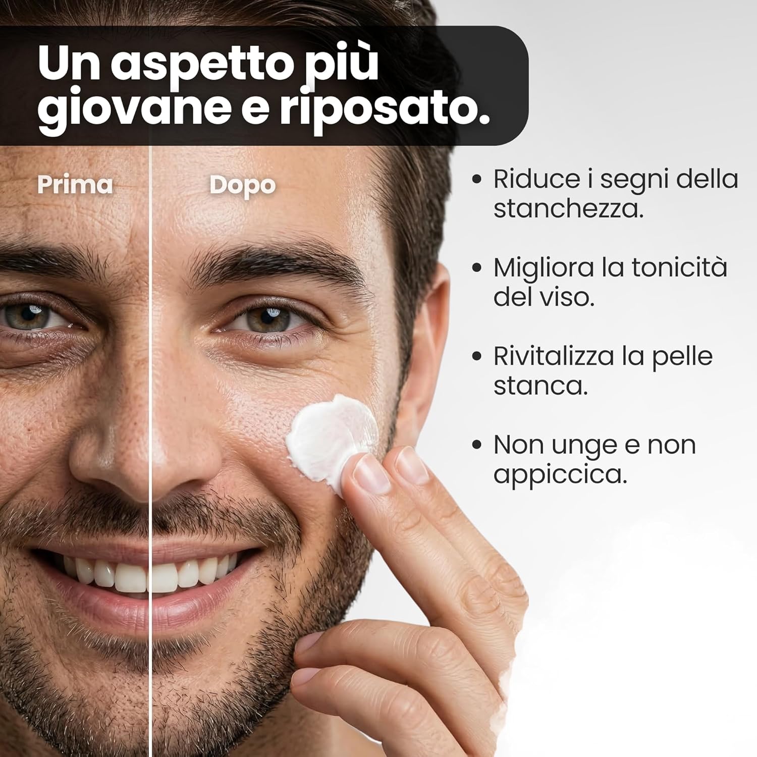 Detalle de Men's Master Crema Idratante e Rigenerante per Uomo – 75 ml