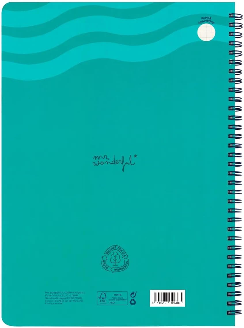 Thumbnail 1 de Mr. Wonderful Cahier A4 - Je le rêve, je le note et je le fais !