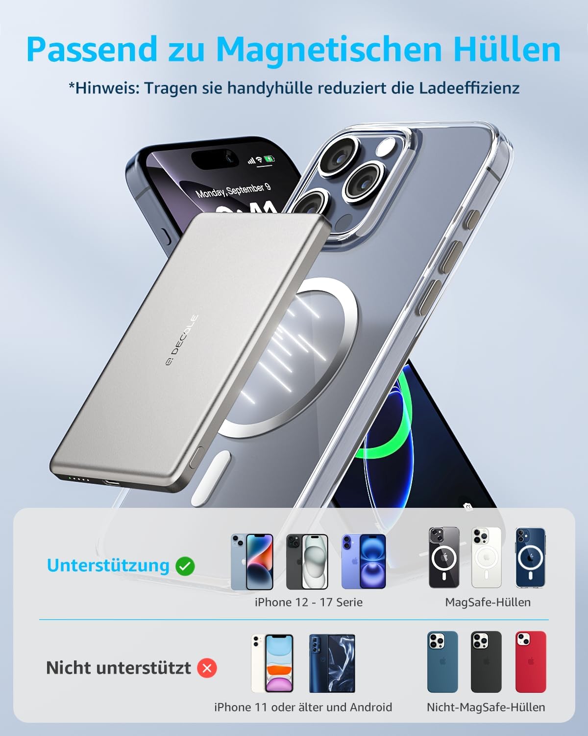 Thumbnail 5 de decqle Air Power Bank MagSafe 5000mAh