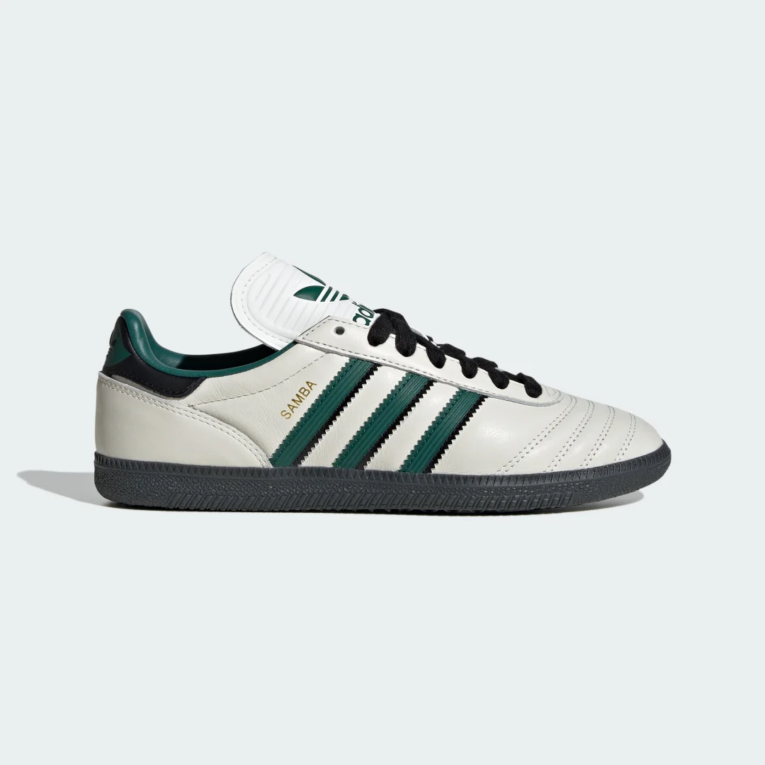 Detalle de Adidas Samba JP infantil en blanco: qué tener en cuenta antes de elegirla