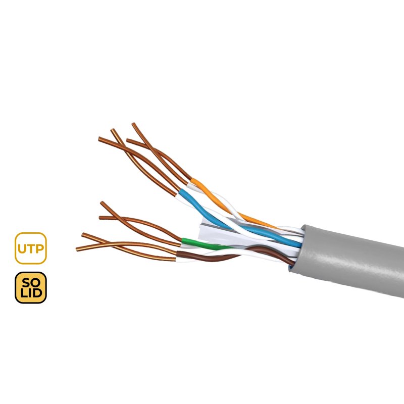 Detalle 2 de Phasak PHR 6302 Cable UTP Cat6 sólido 305 m 🖧