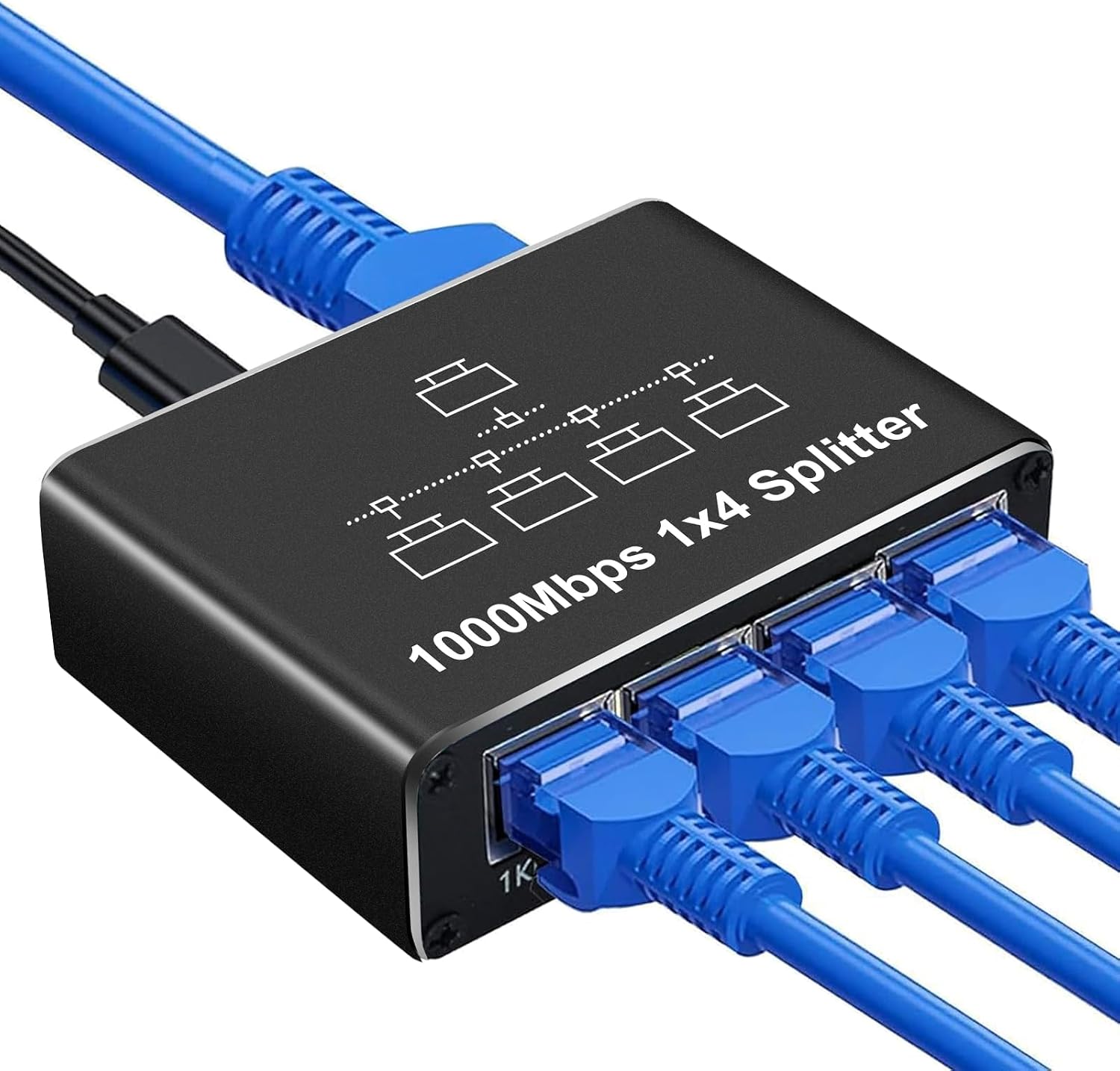 Detalle de Dictien LAN Switch 1 auf 4 1000Mbps