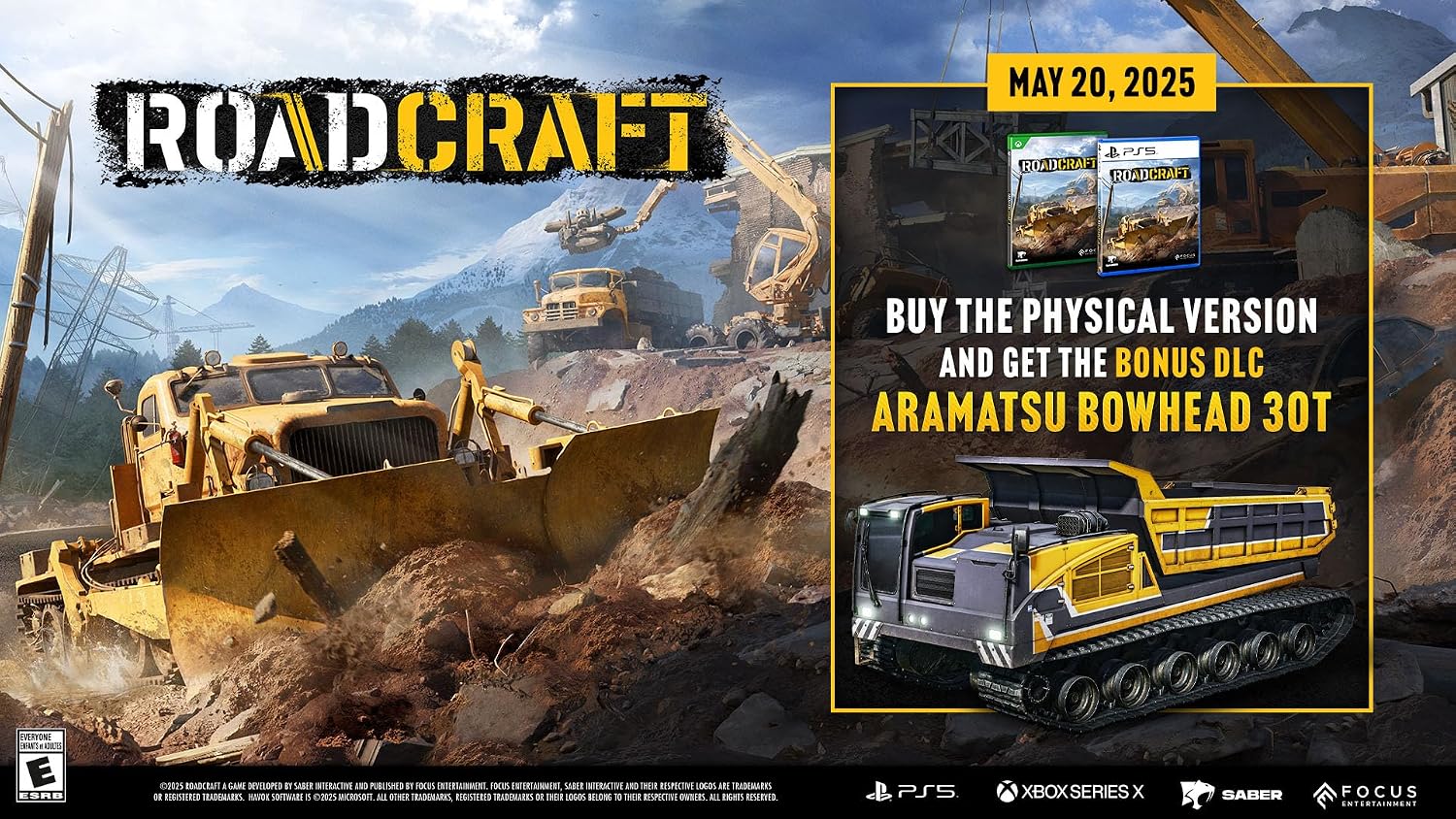 Detalle de Roadcraft Xbox Series X (Physical Version) with Bonus DLC: Aramatsu Bowhead 30T Rebuild