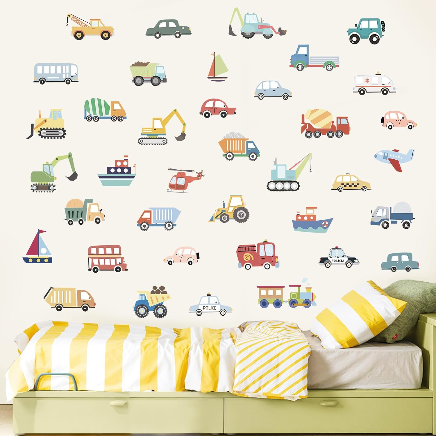 Thumbnail 6 de FUFUQUARE Car Road Wall Stickers for Kids 🧩