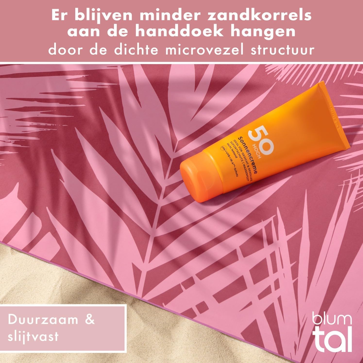 Thumbnail 6 de Blumtal EB0215 BE strandlaken 90 x 180 cm van microvezel