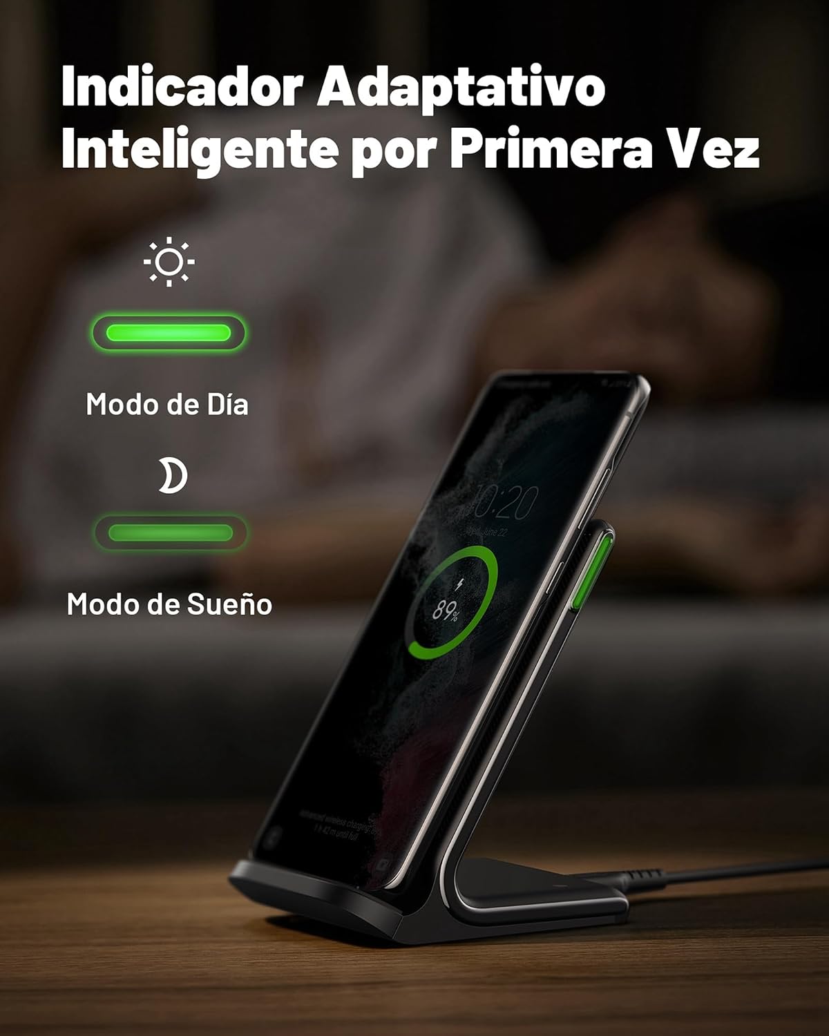 Detalle de INIU Cargador Inalámbrico Rápido 15W