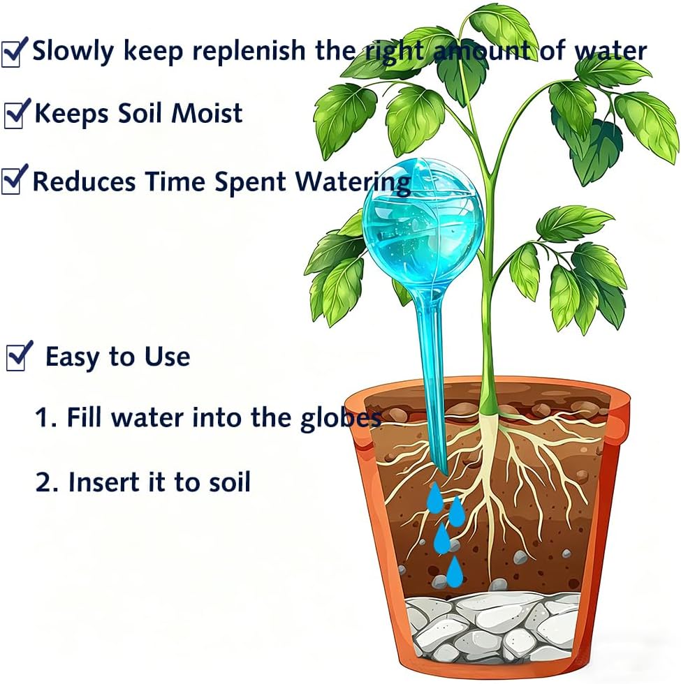 Detalle de Logresy Plant Watering Globes, Small