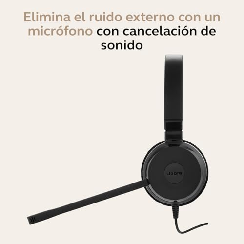 Detalle 1 de Jabra Evolve 20 Auriculares estéreo para VoIP