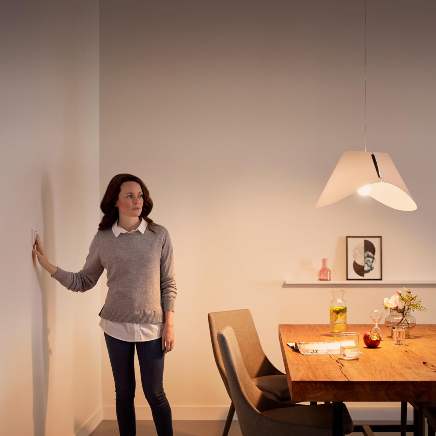 Detalle 2 de Philips Bombillas LED 75W E27 Luz Blanca Cálida Pack 6