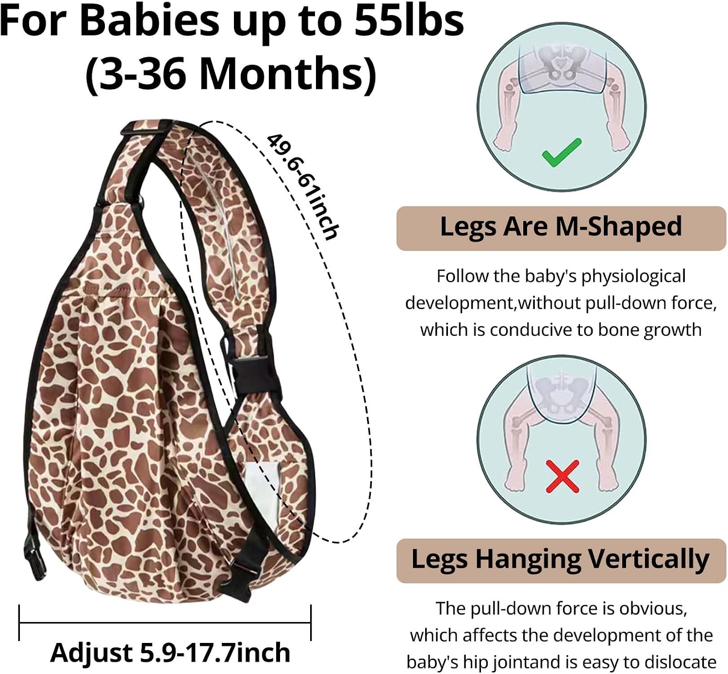 Thumbnail 4 de JOYNCLEON Baby Carrier Sling