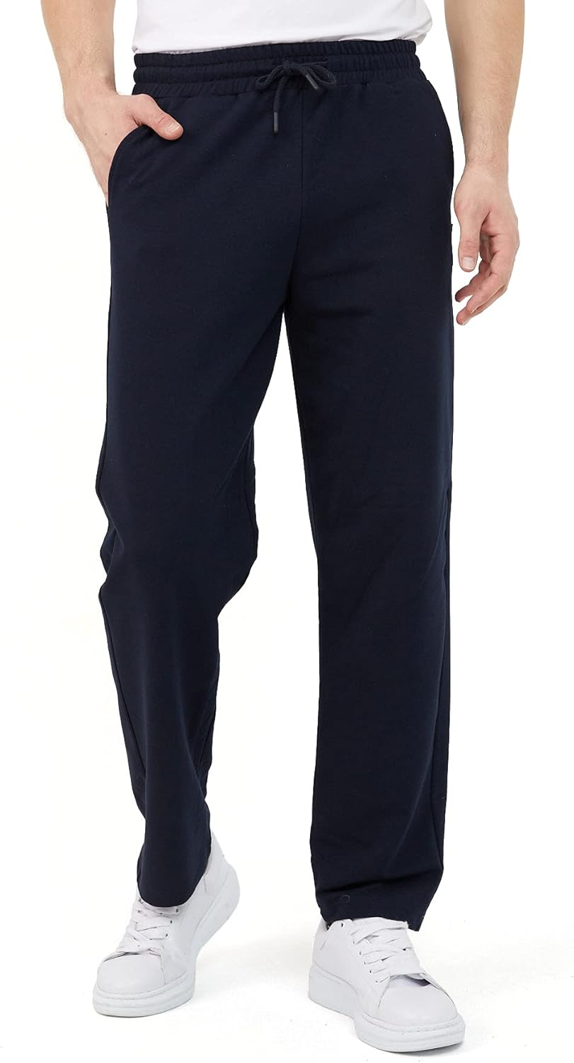Thumbnail 6 de COMEOR Men's Thin Lightweight Breathable Cotton Straight Leg Jogging Pants: A Practical Pick for Everyday Comfort