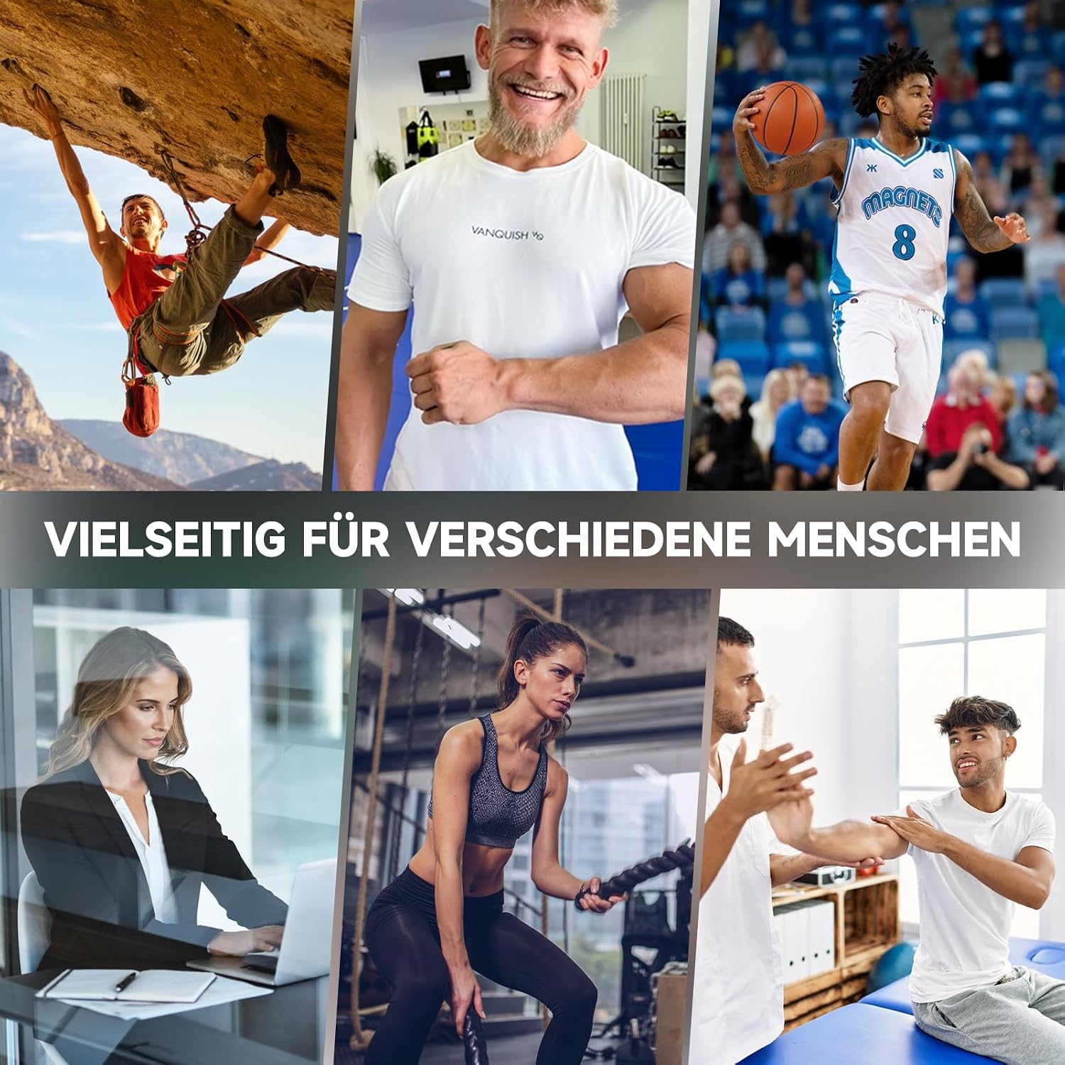 Thumbnail 5 de FitBeast Handtrainer Griffkraft Trainer 5er-Pack