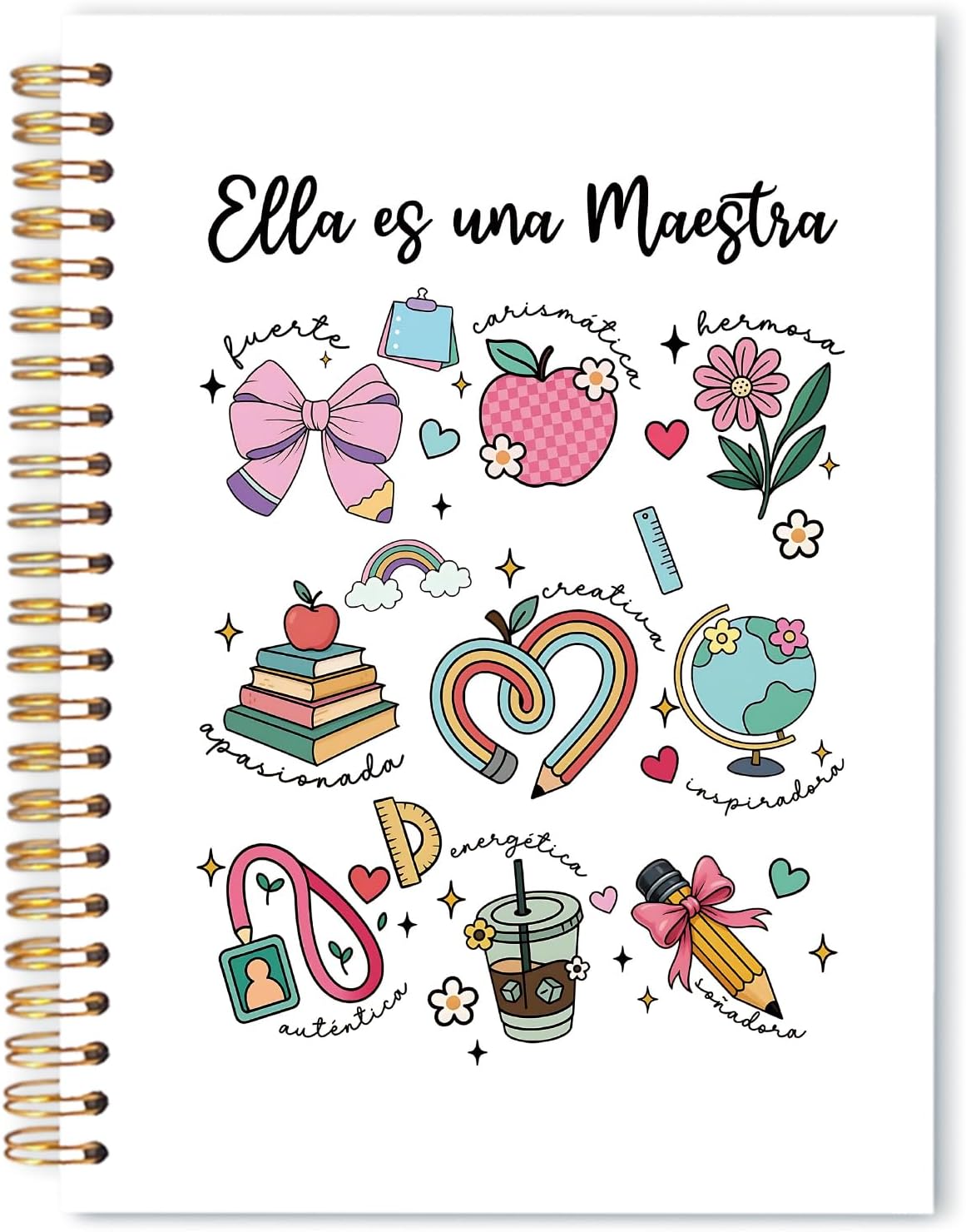 Detalle de MOLYUB Spiral Notebook, 5.5 x 8.3 Inches