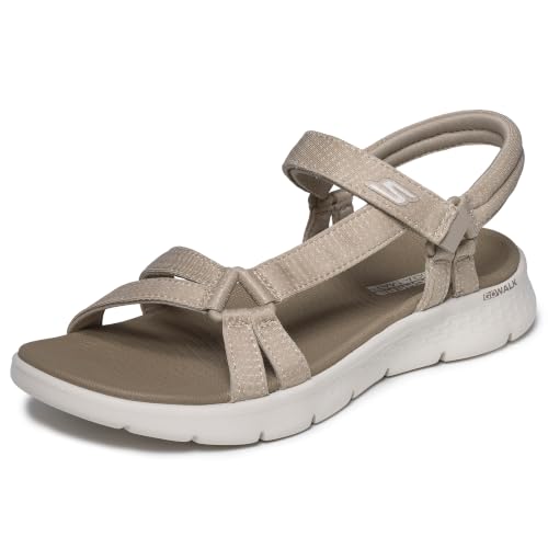 Detalle de Skechers Women's On-The-Go Flex Sublime Sandals – Taupe, UK 5
