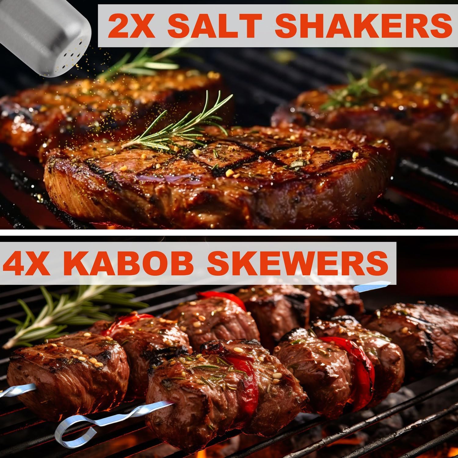 Thumbnail 6 de N NOBLE FAMILY 30PCS: Hochwertiges Edelstahl-Grillset im Koffer
