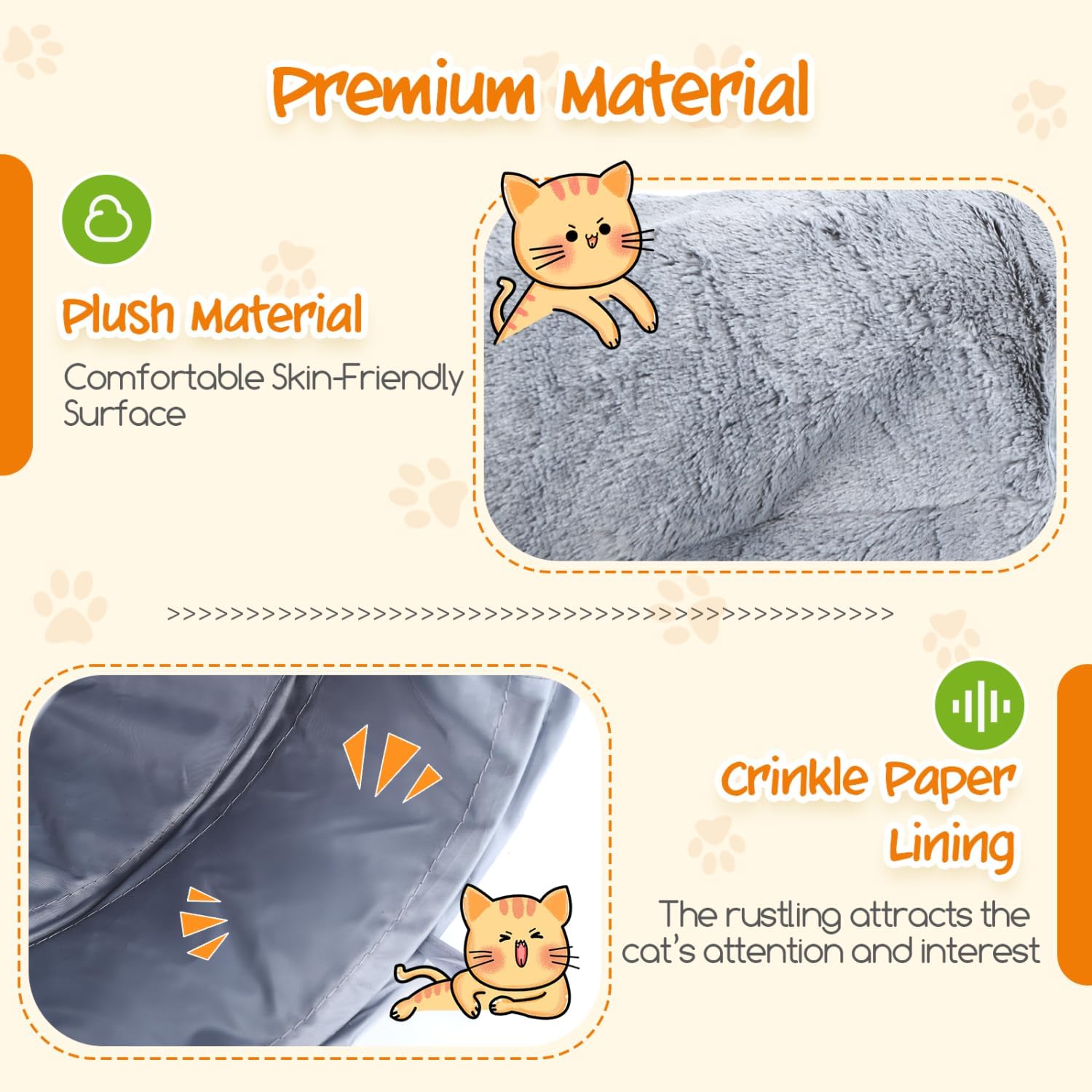 Detalle 2 de Nobleza Tunnel pour Chat 108 cm đ±