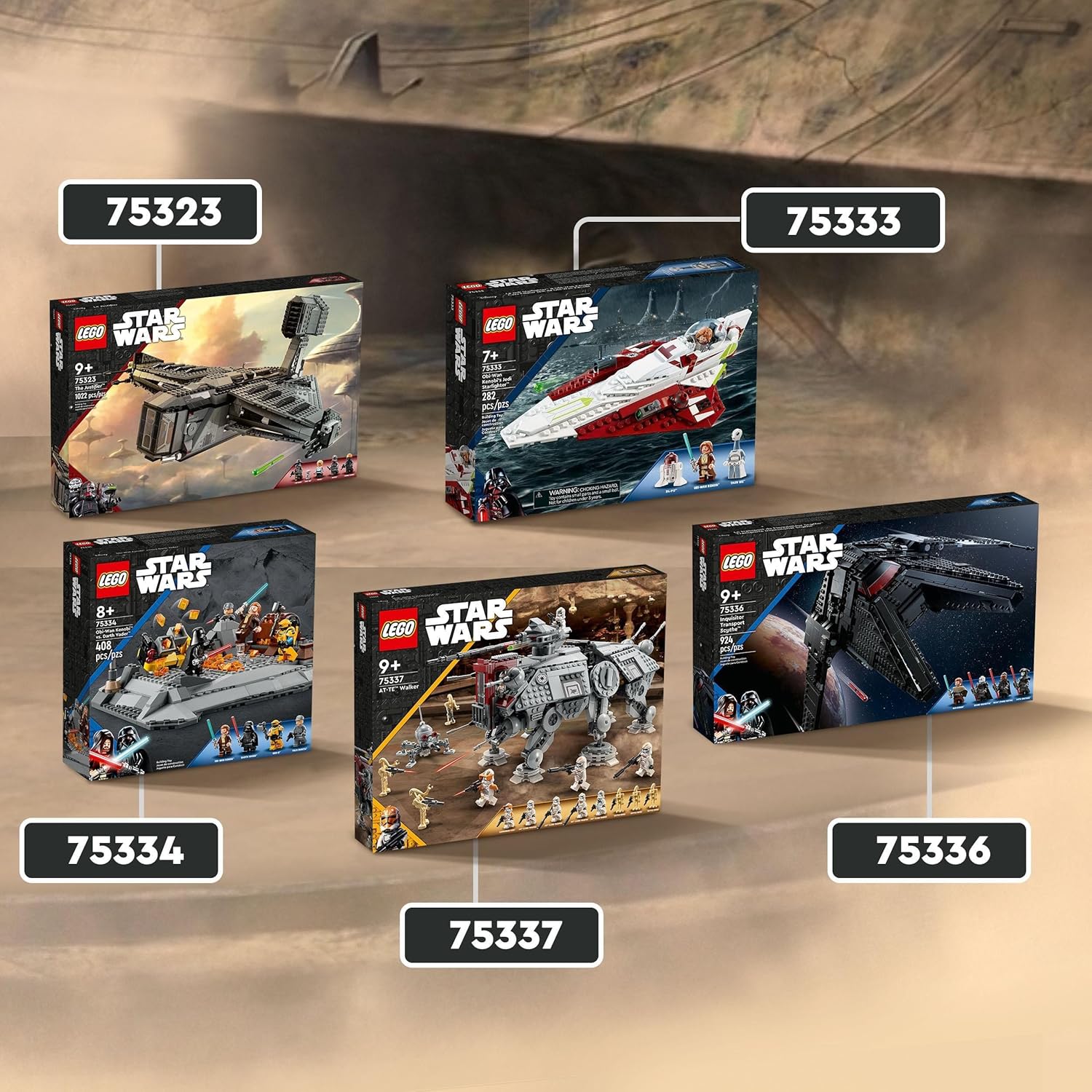 Thumbnail 6 de LEGO Star Wars 75337 Walker AT-TE: set da costruire con minifigure e droidi, per veri fan della Vendetta dei Sith