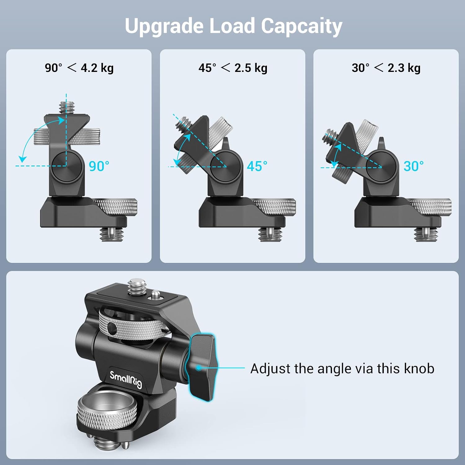 Detalle de SMALLRIG 2903B supporto per monitor 5" 7"