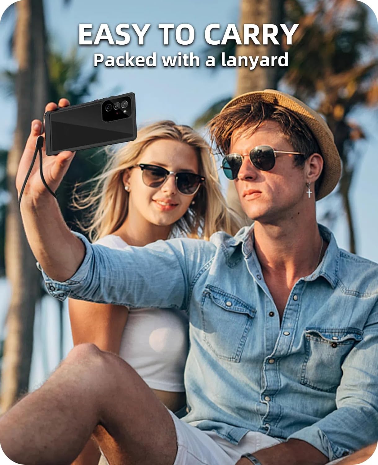 Detalle de Beeasy Galaxy S20+ waterproof case with built-in screen protector (IP68)