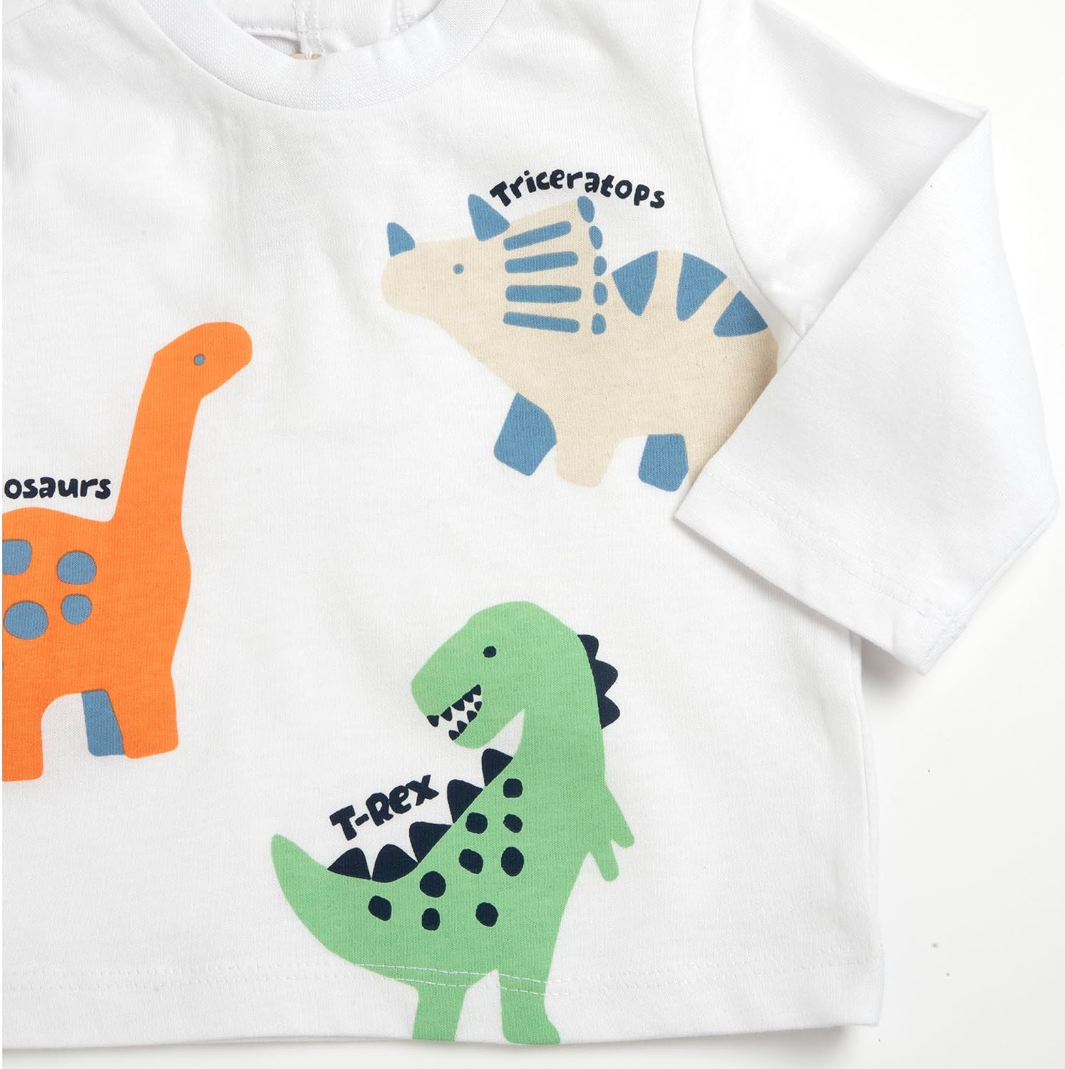 Detalle de Chicco Maglietta Bambino a Maniche Lunghe in Morbido Cotone – Disegnata in Italia