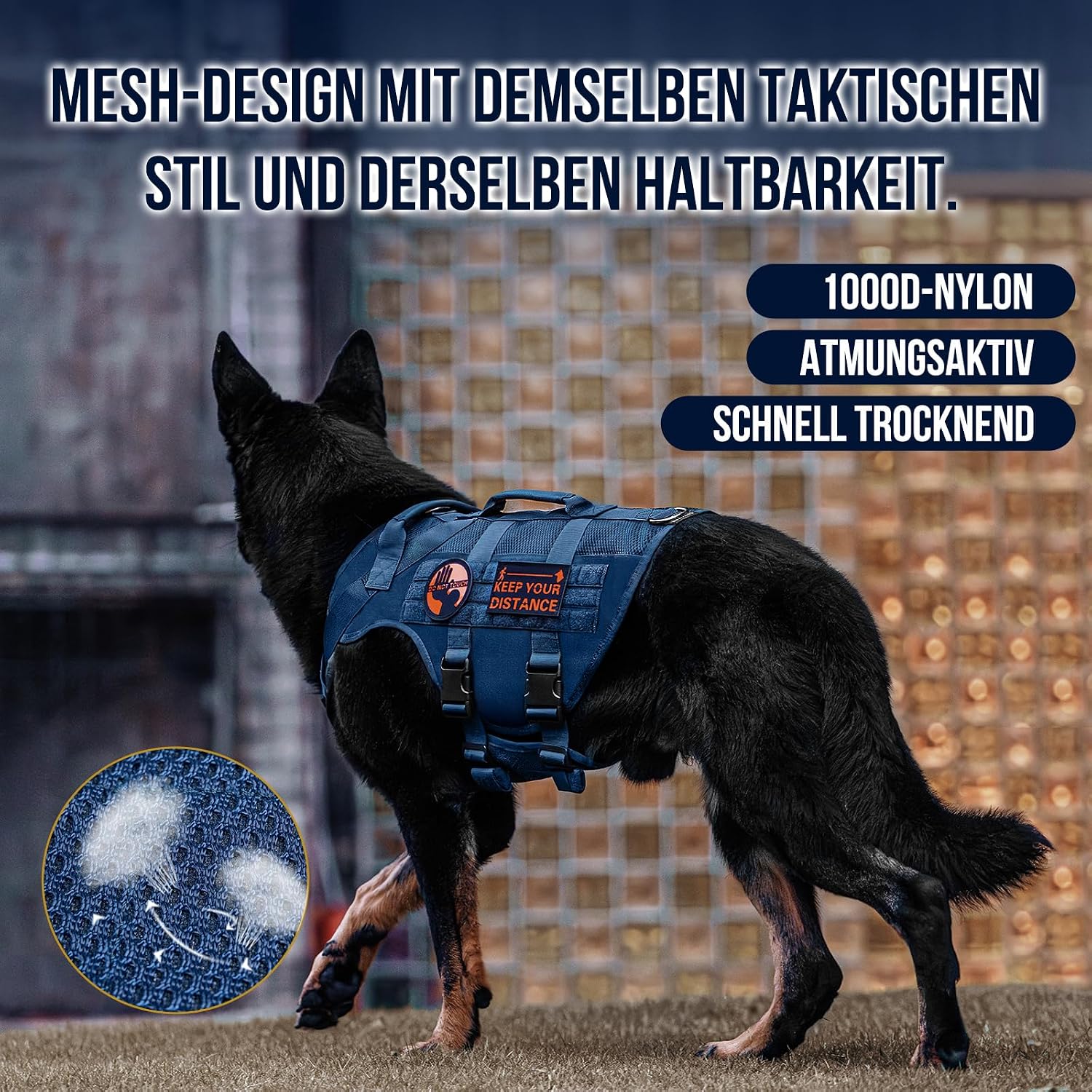 Detalle de Hundegeschirr OneTigris AIRE Mesh L