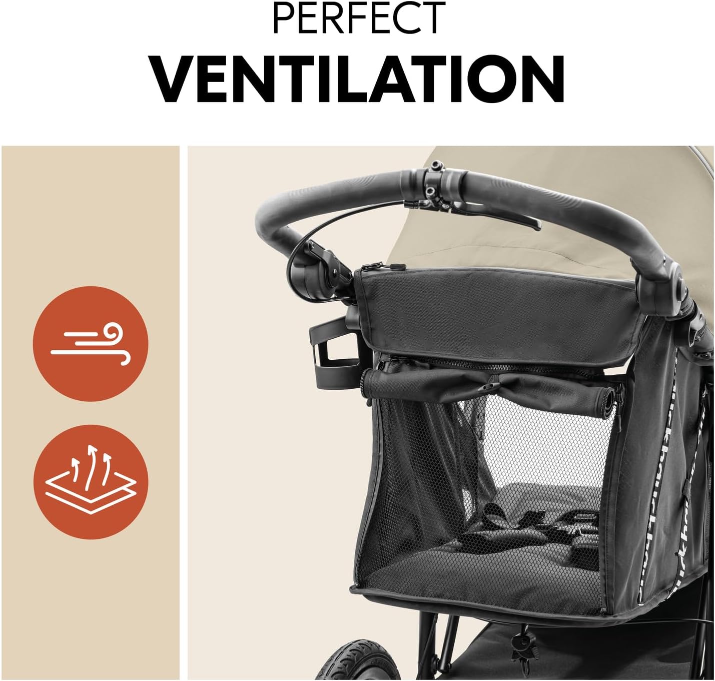 Thumbnail 5 de hauck Runner 3: Olive Heavy Duty All-Terrain Stroller